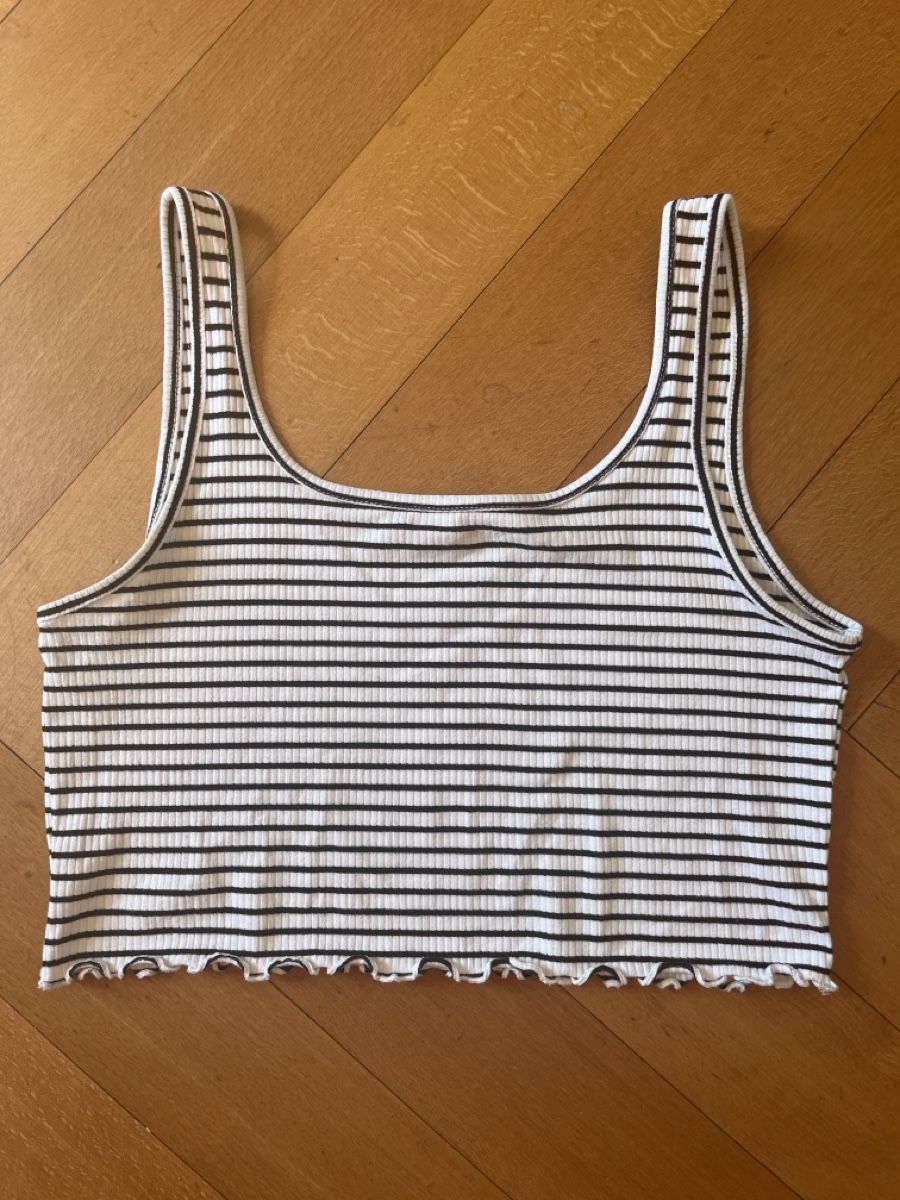 Tops: Kurzes Sommertop gestreift – D'occasion à Bern par sosophie 1