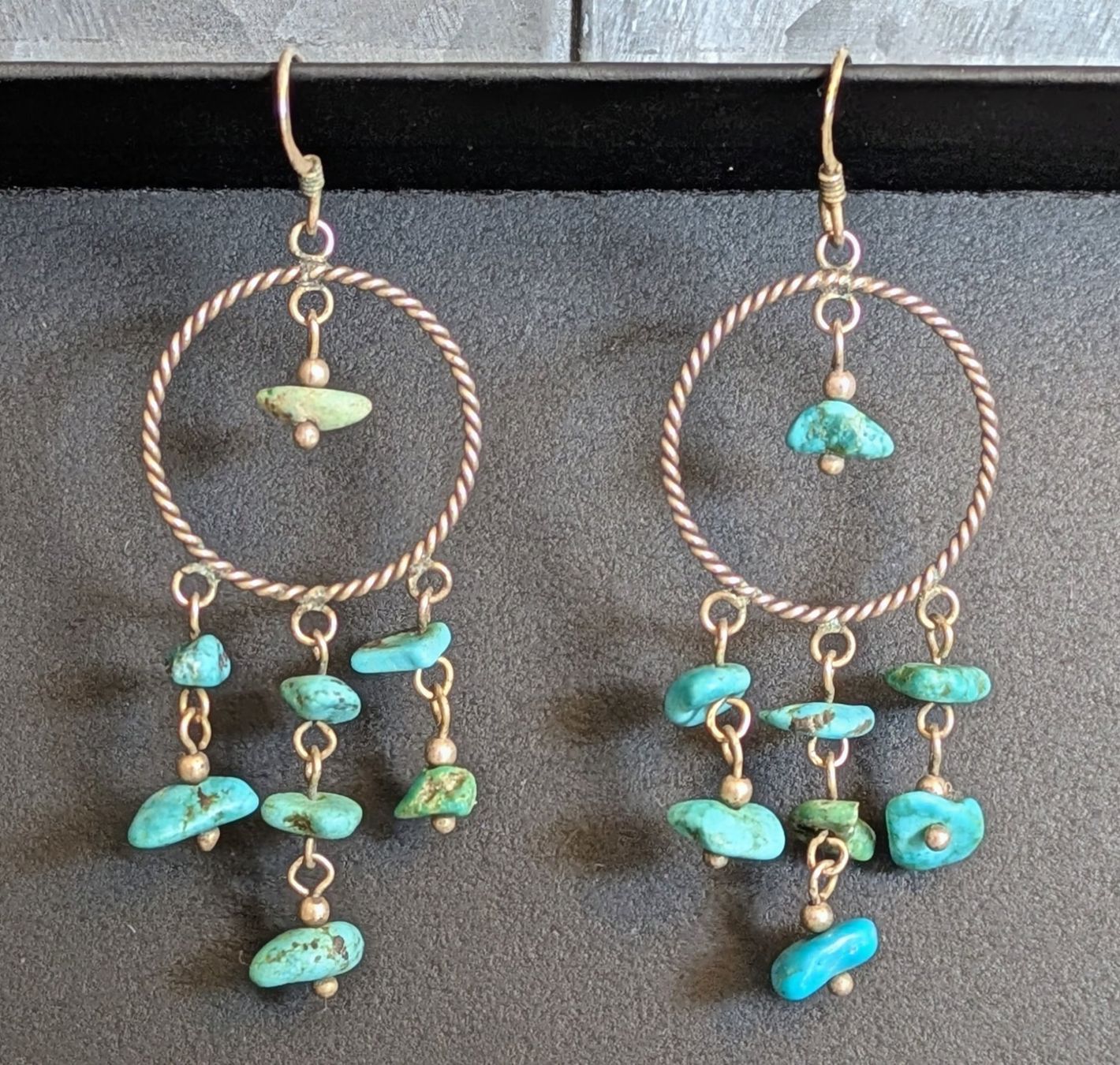 Orecchini pendenti & Orecchini a lobo: Boucles d'oreilles en turquoise – Nuovo (secondo la descrizione) da Genève venduto da qxx_8css