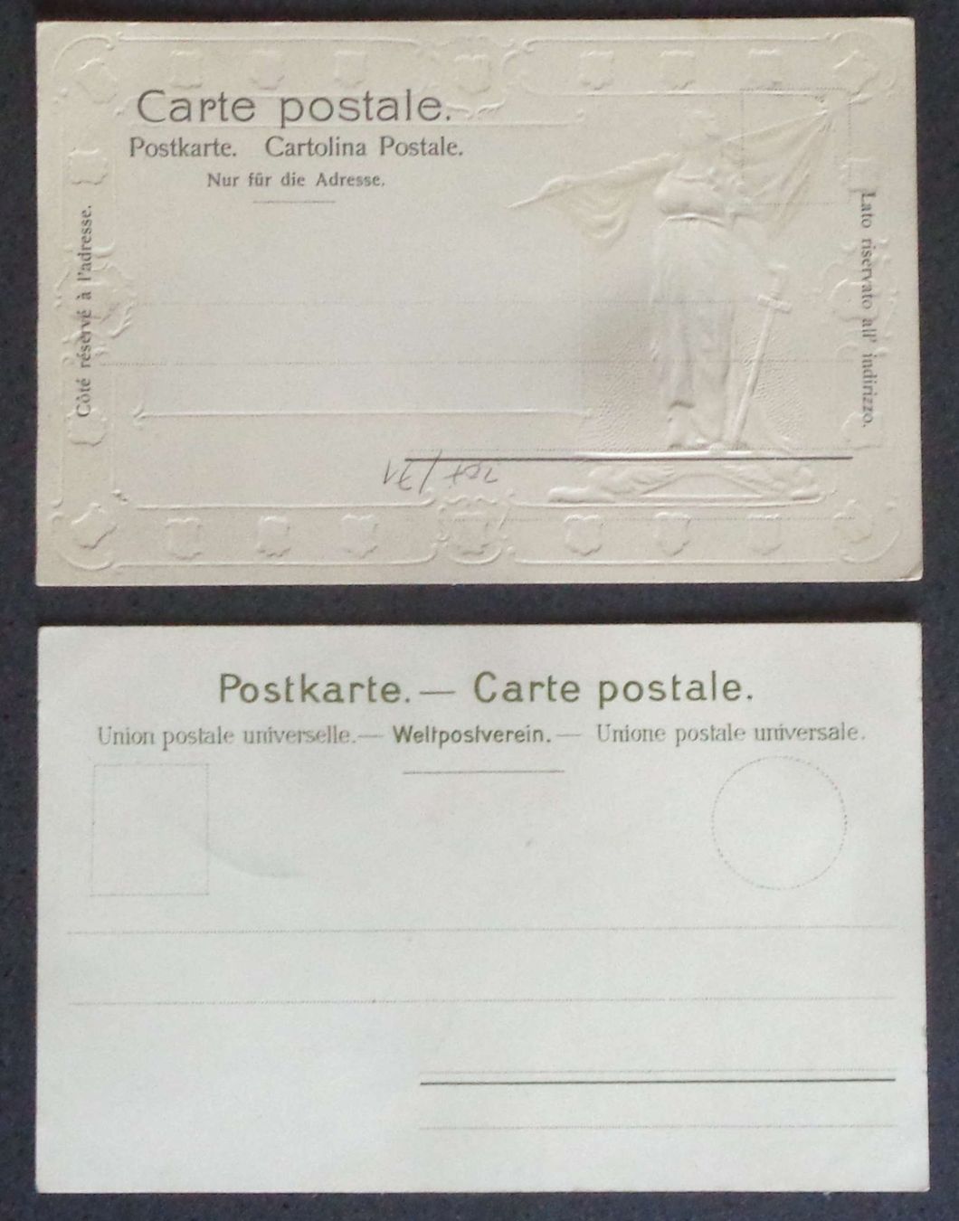 Cartoline postali: Env. 1900: Deux cartes lithographiées – Nuovo (secondo la descrizione) da Le Locle venduto da timbrettino 1