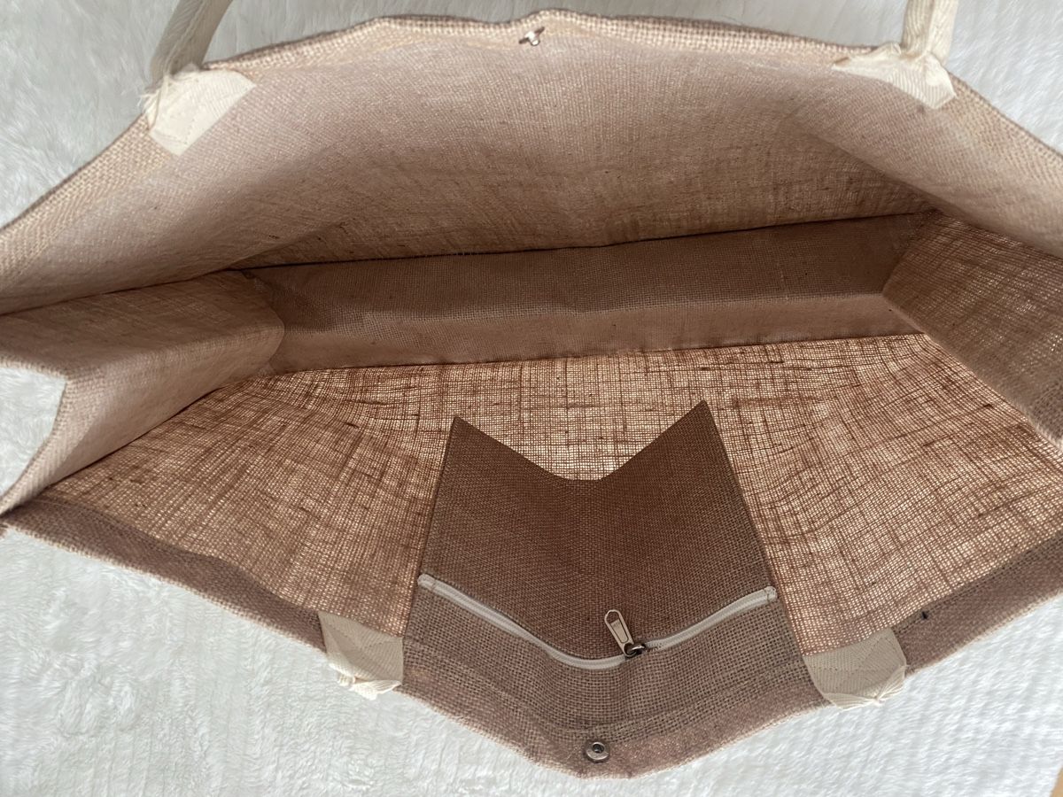 Borse: Einkaufstasche aus Jute – Nuovo (secondo la descrizione) da Unterterzen venduto da bac_287t 1