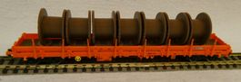 Fleischmann 828826 Rungenwagen mit Kabelrollen