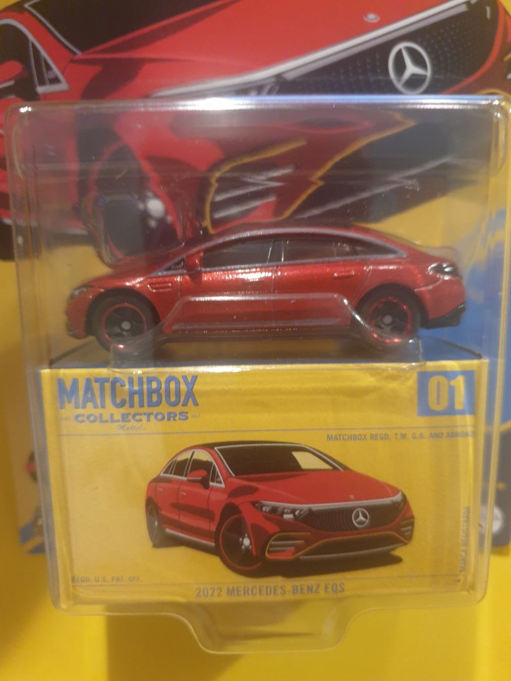 Matchbox Modellini d'auto: Matchbox 2022 MERCEDES-BENZ EQS – Nuovo e nell'imballaggio originale da Oftringen venduto da Rotor 2