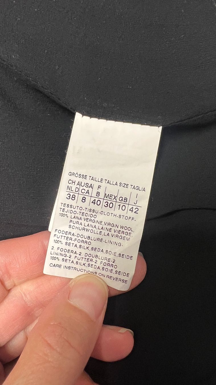 Sportmax Mäntel: Sportmax Mantel schwarz Gr. 38 – Gebraucht aus Tagelswangen von Bomu 3