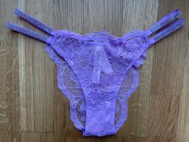 Victoria’s Secret Shine Strap Brazilian Lace Panty S NEW