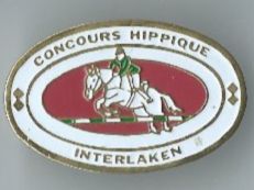 Placchette & Badge: Concours Hippique Interlaken, Pin – Usato da Zürich venduto da t24_de