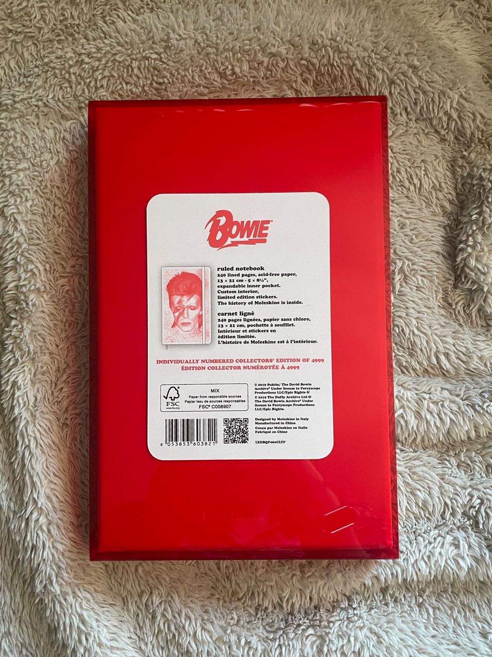 Blocchi: Moleskine David Bowie Limited Edition – Nuovo (secondo la descrizione) da Zürich venduto da mollister 1