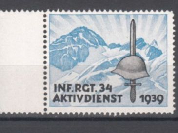 Tutti i francobolli: Infanterie Wi 314 postfrisch – Usato da Bürglen TG venduto da StampGraf