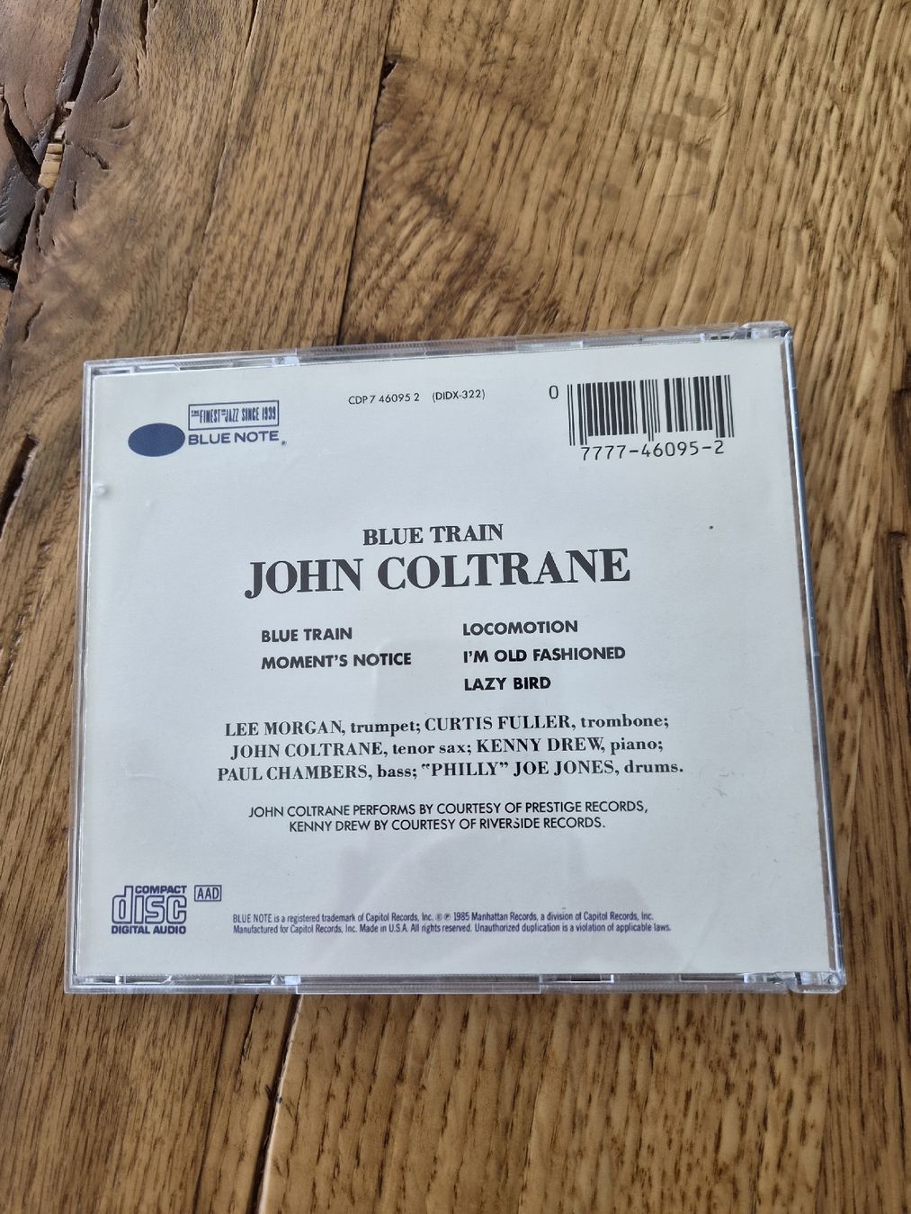 CDs: JOHN COLTRANE BLUE TRAIN – Gebraucht aus Zofingen von Tinpan 2