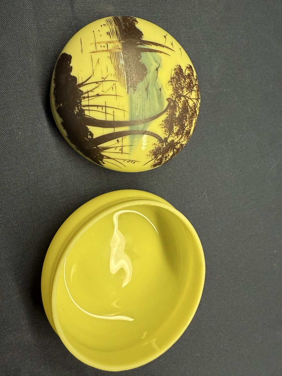 Tutte le decorazioni: Antike Schmuck- oder Puderdose Trinket Box um ca. 1920-1930 – Usato da Güttingen venduto da timmikale 1
