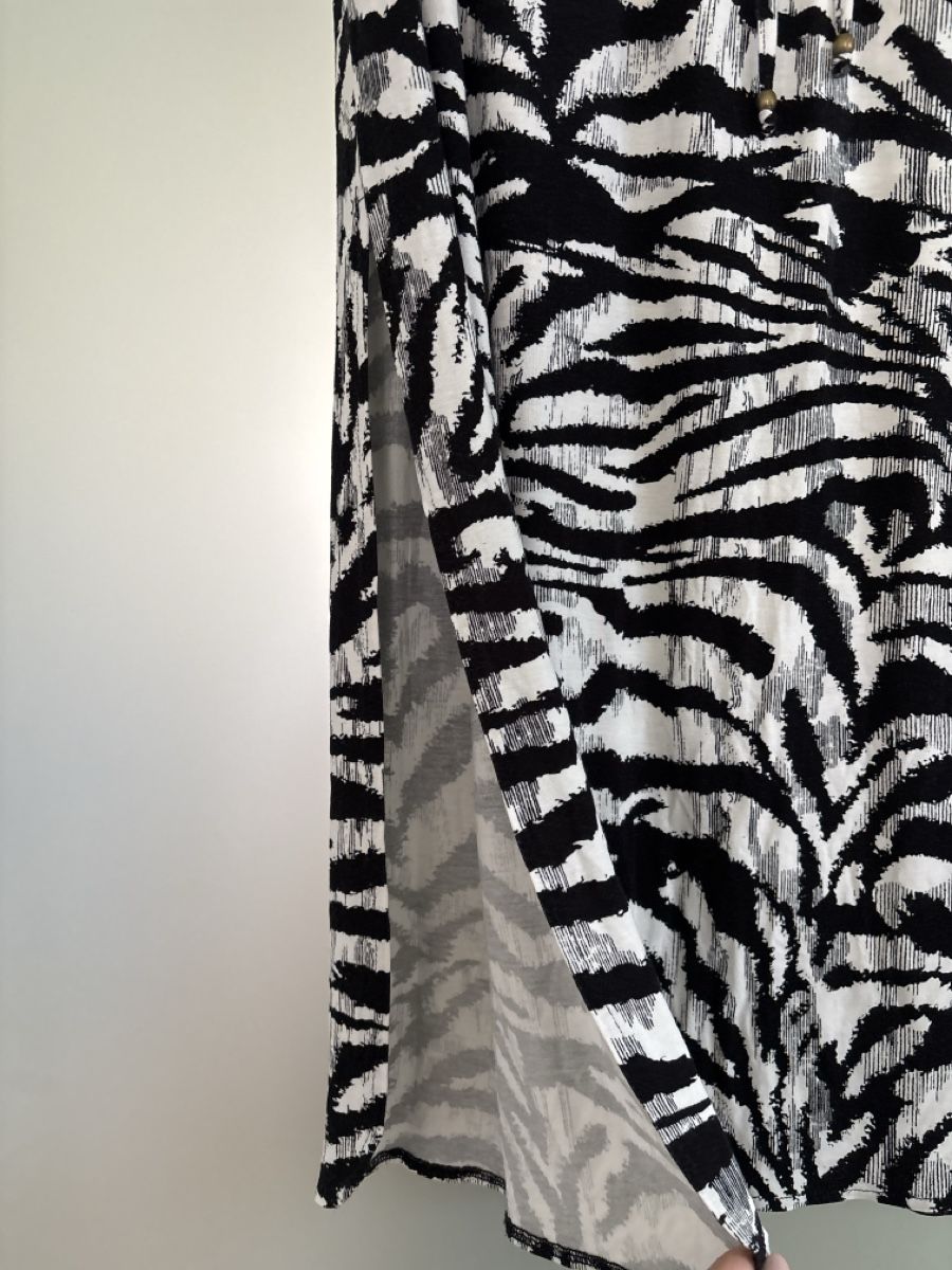 C&A Gonne: Maxi-Rock mit Zebra-Muster, Schlitz, Grösse M/L, Sommer – Nuovo (secondo la descrizione) da Hendschiken venduto da Uraniali 1