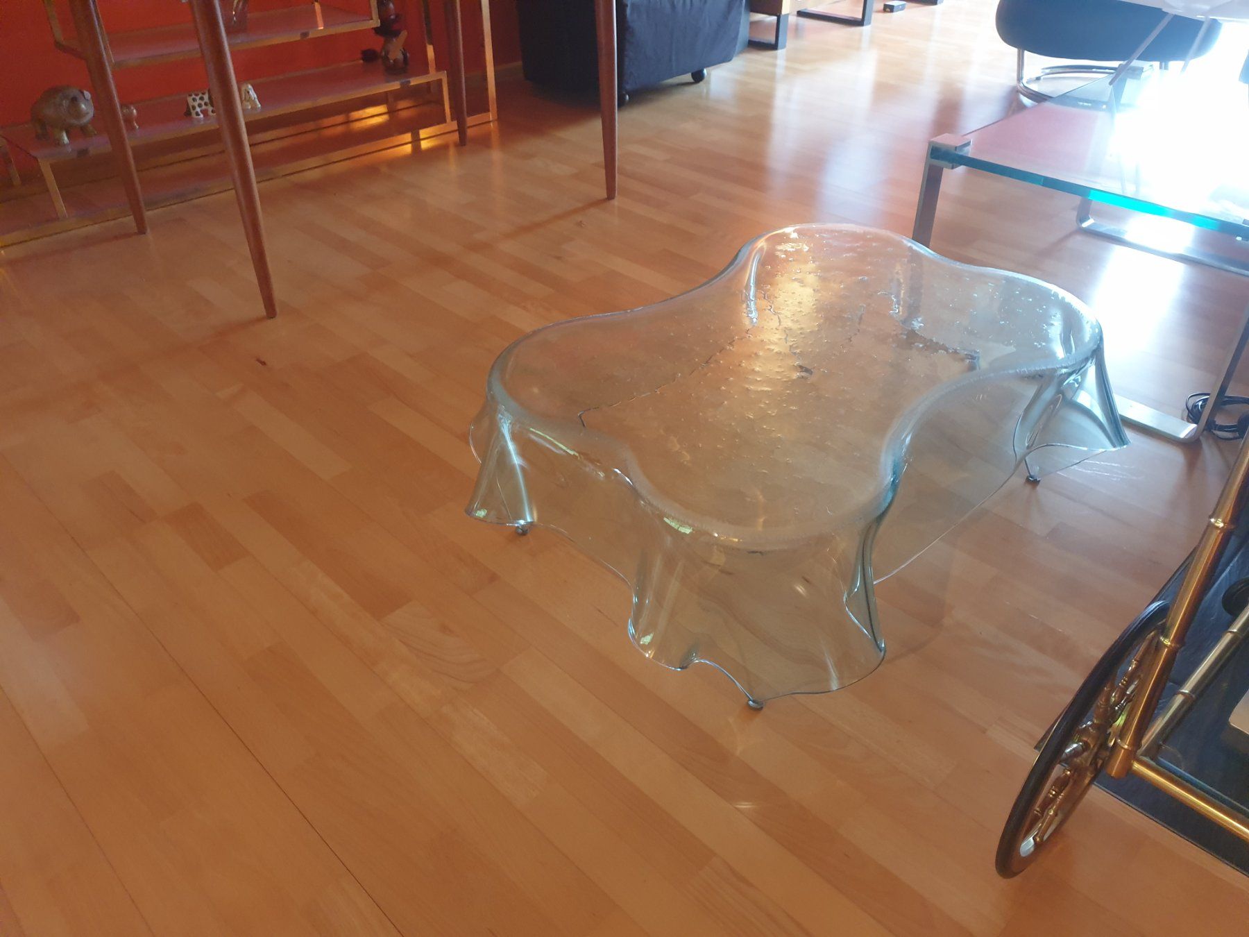Skulpturen & Statuen: Italienischer Clubtisch /Objekt – Gebraucht aus rebstein von spacy73 2
