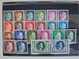 Deutsches Reich Briefmarken Lot Adolf Hitler POSTFRISCH