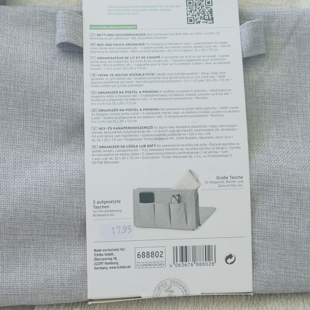 Sacs: Tchibo Bett- und Couch Organizer + Abfalltaschen Neu! – Neuf avec emballage d'origine à Meggen par AuDa17 3