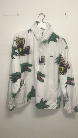 Giacca a vento Lacoste Limited Edition-Motivo dinosauri-M