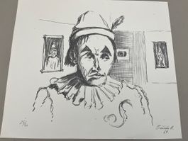 aus Grafiksammlung Lithografie der Clown 1984