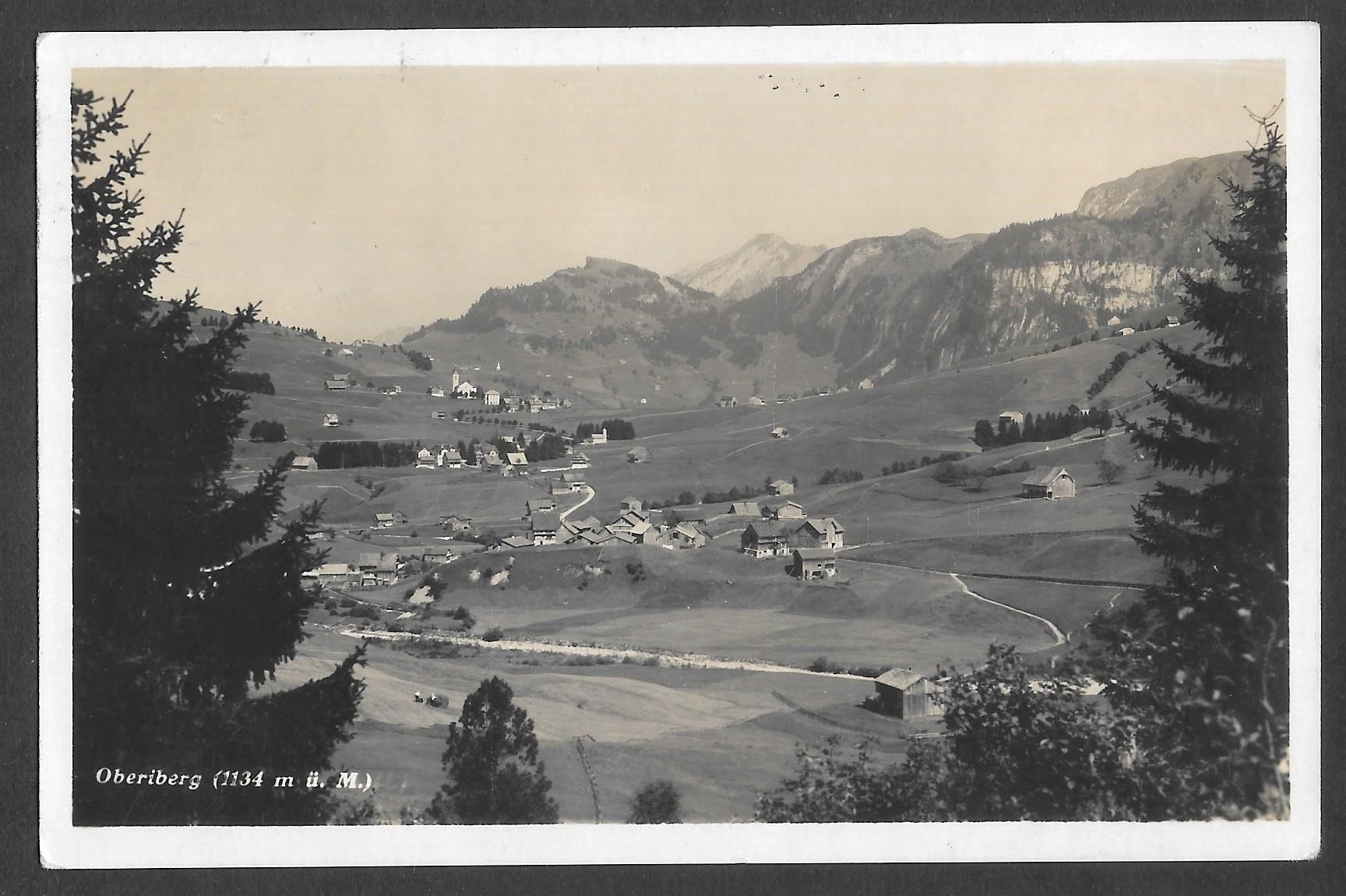 Cartoline postali: Oberiberg Dorfansicht – Usato da Olten venduto da clotaldi