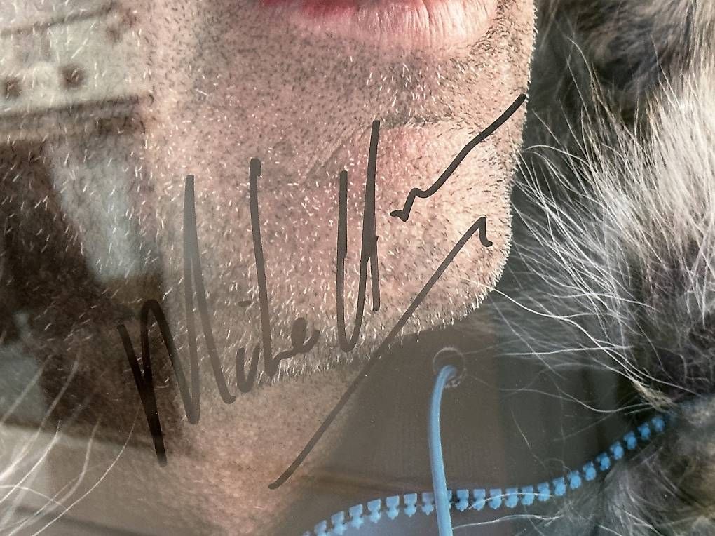 Autografi: Poster signé par Mike Horn – Usato da Promasens venduto da Toblerone83 1