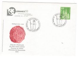 Lettre spéciale, journée du timbre Glarus 1976