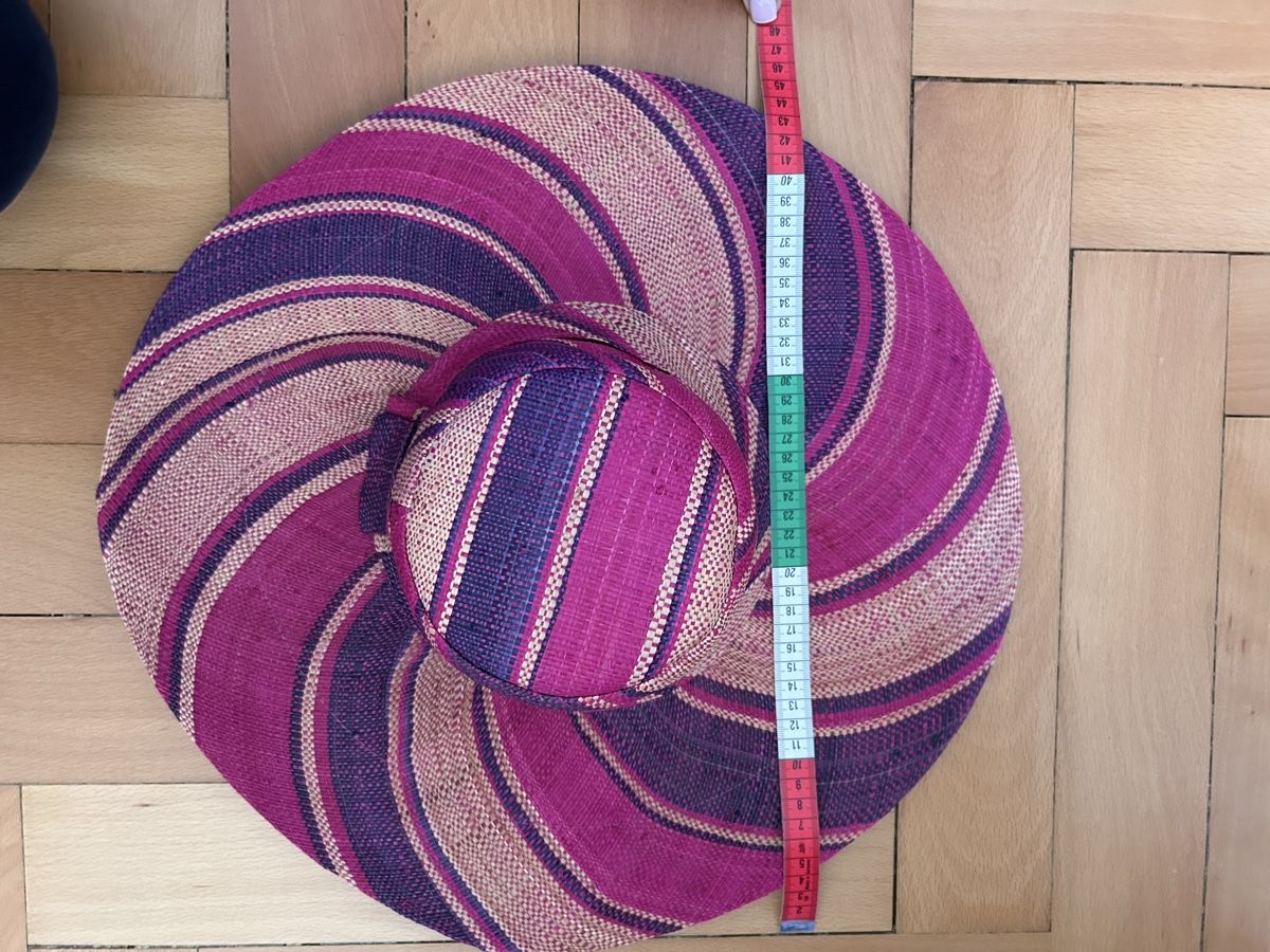 Copricapi, berretti & cappellini: Straw hat in vibrant colours size 54/55 – Nuovo (secondo la descrizione) da Biel/Bienne venduto da zit_v5yc 5