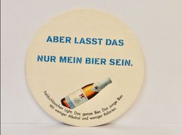 Bierdeckel FELDSCHLÖSSCHEN Bier Untersetzer Vintage Rarität