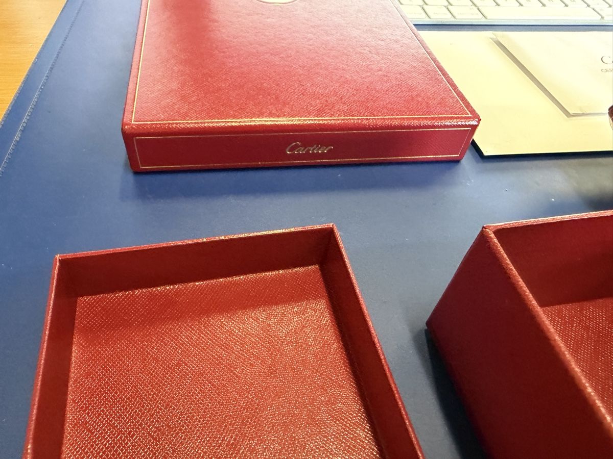 Portagioie: Cartier Schmuckbox Set  guter Zustand – Nuovo (secondo la descrizione) da Strengelbach venduto da RaenAntikDesign 1