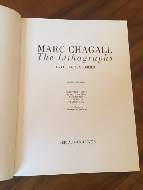 Libri: Marc Chagall The Lithographs Hatje – Usato da Zürich venduto da maxxam36 1