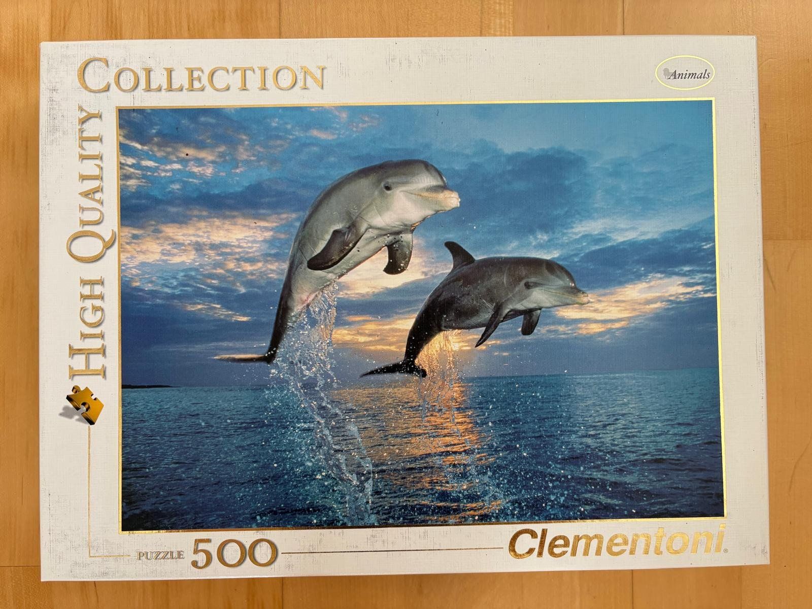 Clementoni Puzzle: Puzzle Delfine - 500 Teile, Clementoni – Usato da Einsiedeln venduto da ho.na