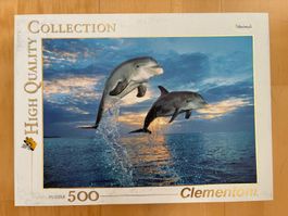 Puzzle Delfine - 500 Teile, Clementoni