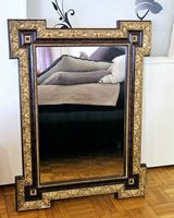 Miroir ancien doré année 1940