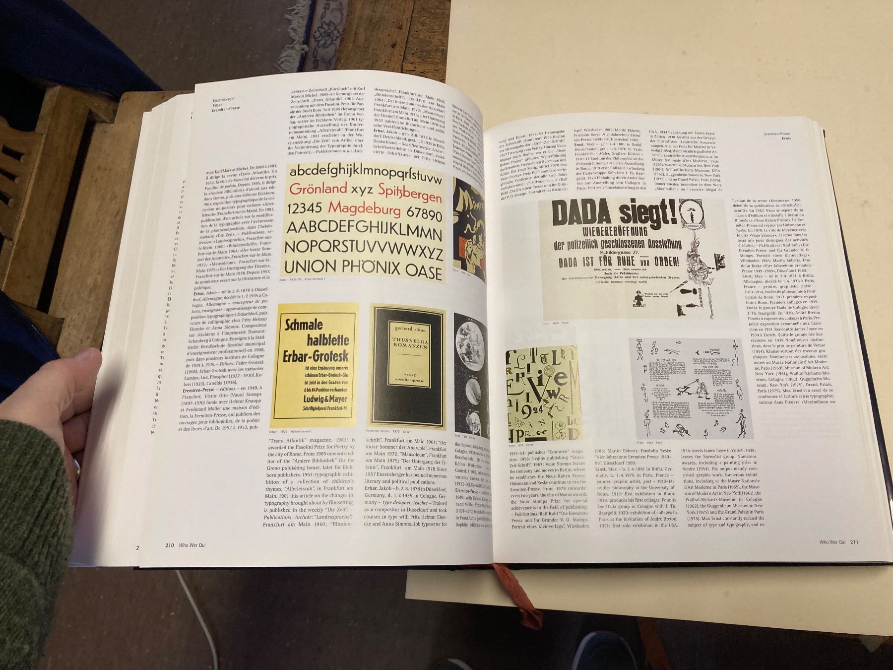 Bücher: FRIEDL OTT STEIN wann wer wie Typographie – Gebraucht aus Bern von Jwpm66 1