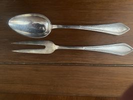 Antikes Silber   Besteck 90