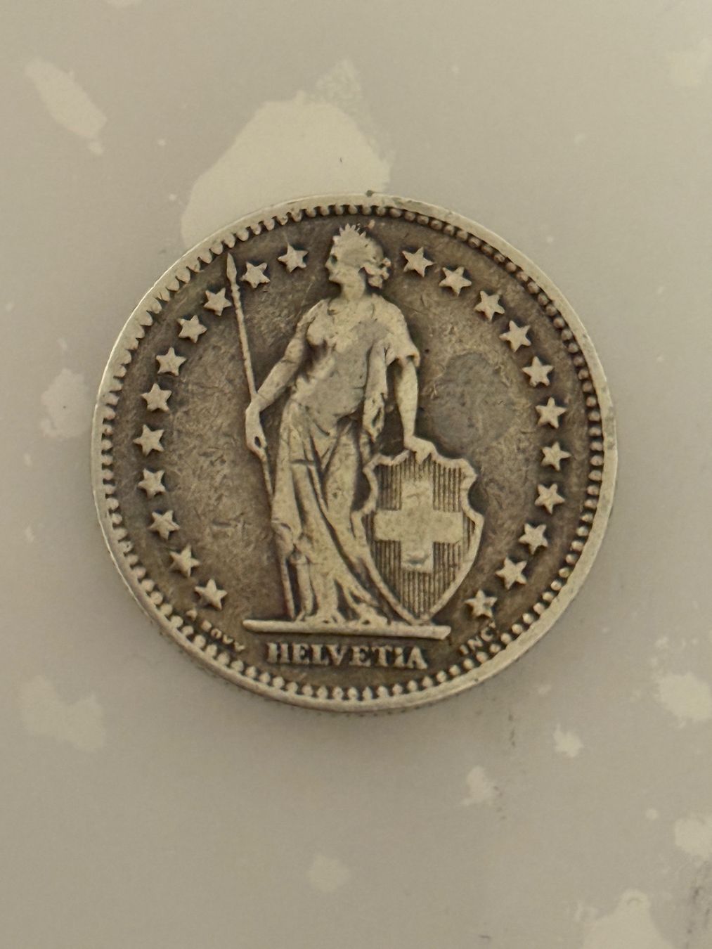 Tutti le monete: 2 Franken 1914  Rar – Usato da Wallisellen venduto da SWISS_SILVER1 1