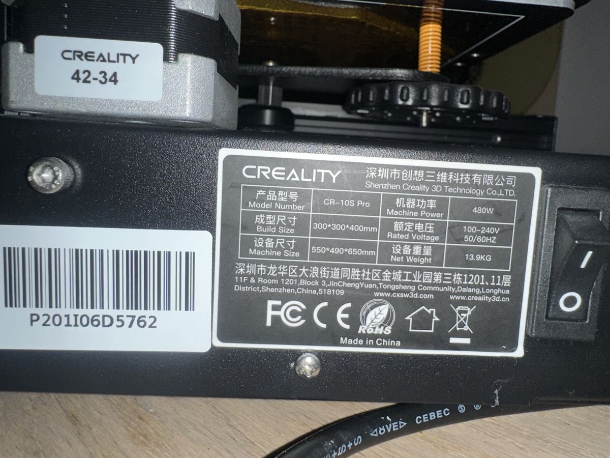 Creality Imprimante 3D: 3D Drucker Creality CR-10S Pro – D'occasion à Altendorf par Quietwater 4