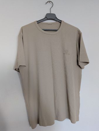 T-Shirt Versace Jeans Couture beige gerippt Grösse L