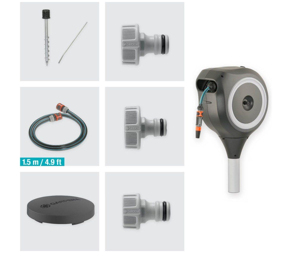 Gardena Tubi & Tubi flessibili: Gardena RollUp Schlauch mit Rolle 20m – Nuovo (secondo la descrizione) da Rümlang venduto da Funkey3 2