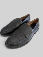 COS Leder Penny Loafer Schwarz – Gr.  41 NEU + Staubbeutel