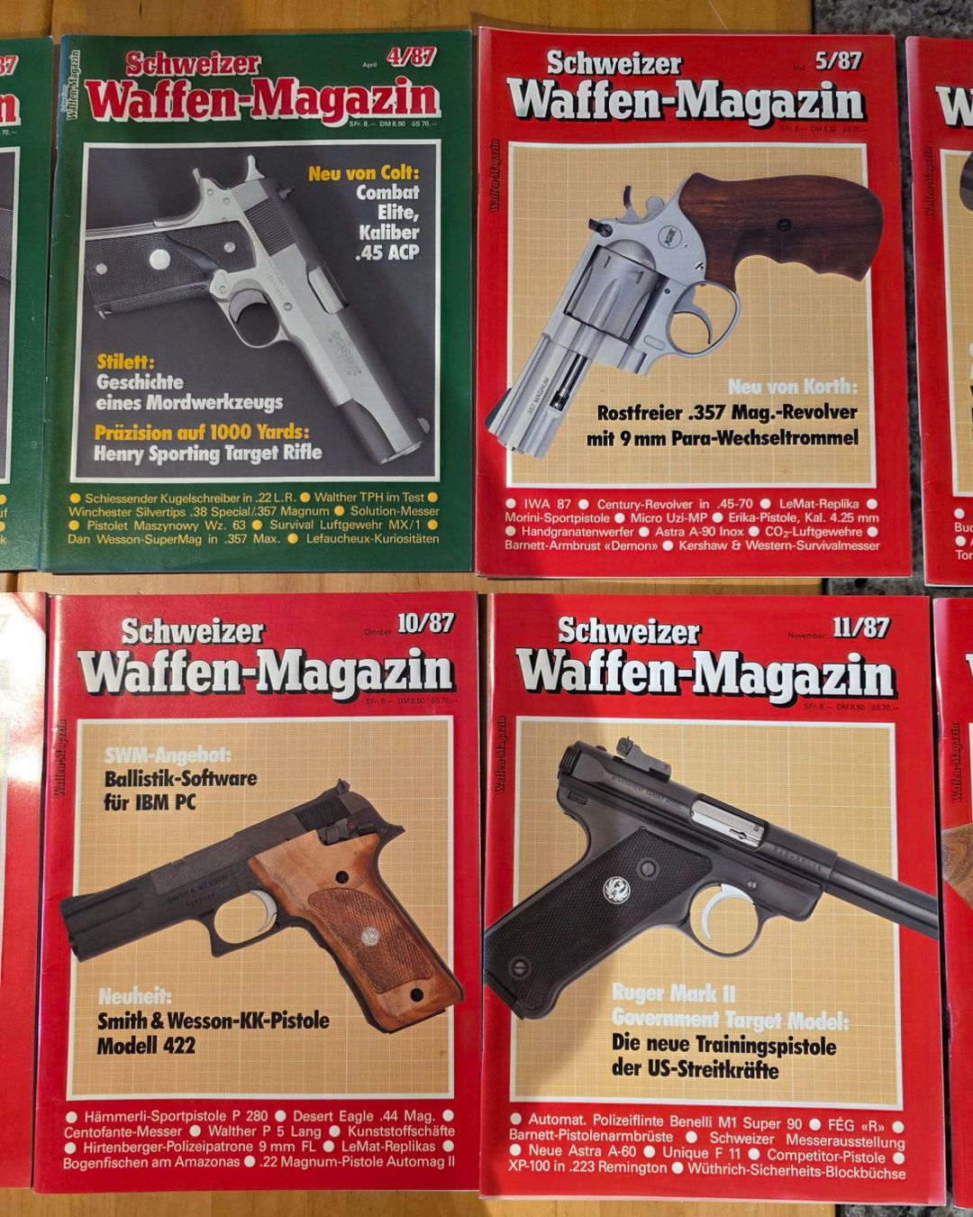 Riviste & Magazine: Set. Waffen- Magazine > Januar - Dezember 1987 – Usato da Obermumpf venduto da oiskypoisky 4