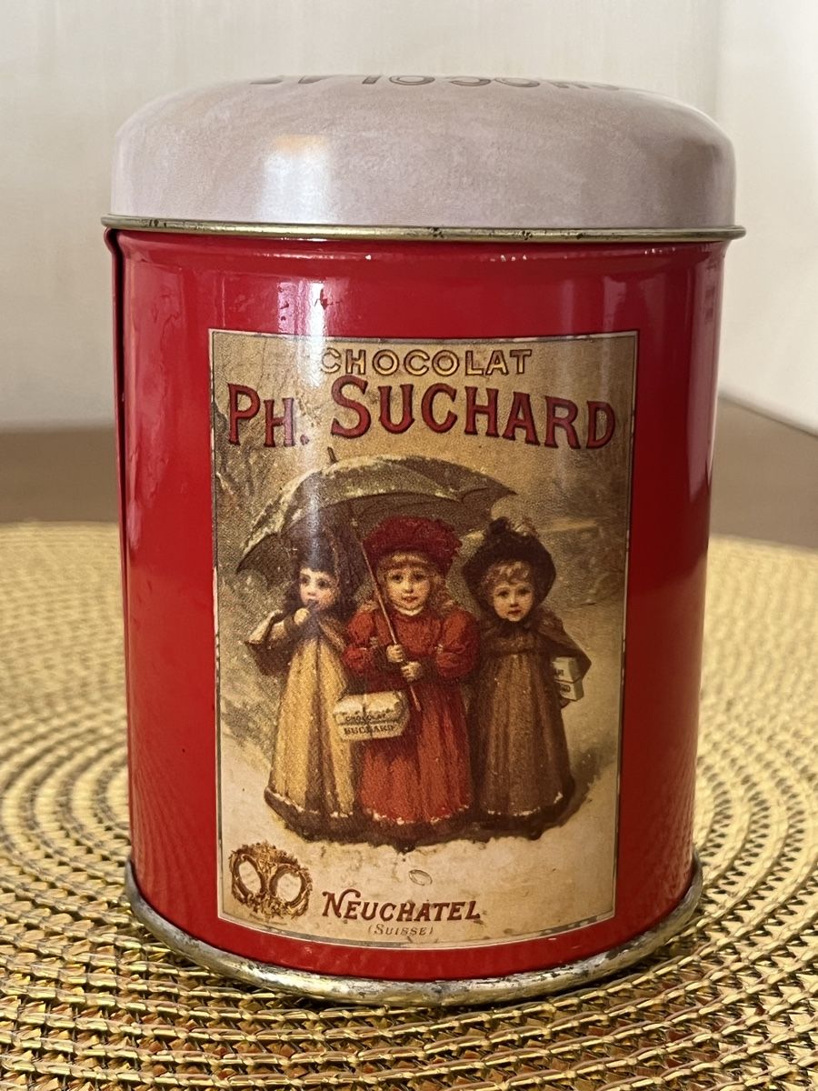 Zuccheriere: Vintage Suchard Chocolate Tin! – Usato da Lausanne venduto da barbabelle02