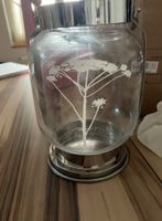 Dekorative Glaslaterne mit Blumenmuster, neu Blumen 11 stk.