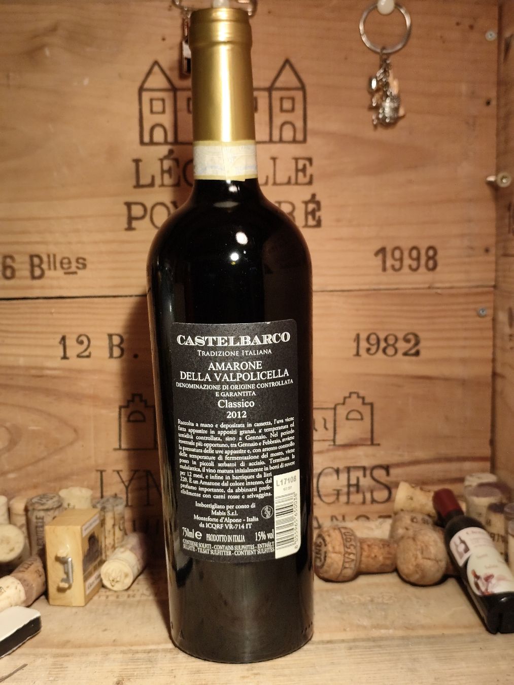 Amarone Vino: 2012 Amarone Della Valpolicella Classico Castelbarco – Nuovo e nell'imballaggio originale da Büsserach venduto da Vintage-vins 1