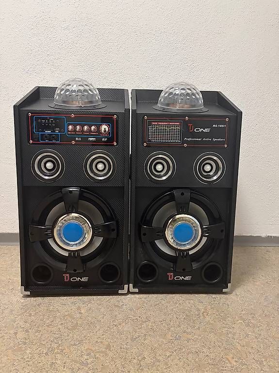 Haut-parleurs: DJ ONE AS-1051 Partyboxen mit Discolicht   – D'occasion à Wil SG par abi_j9gp 1