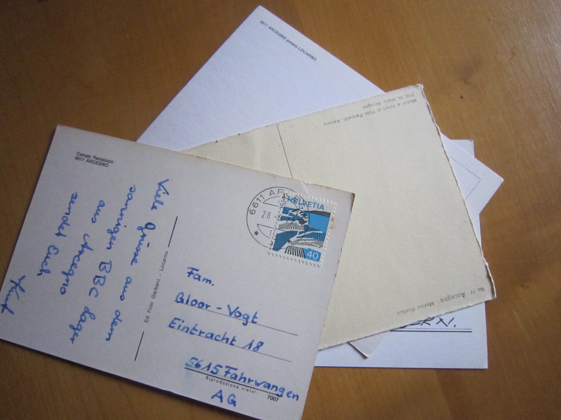 Ansichtskarten: Schöne POstkarte ARCEGNO – Gebraucht aus Gordola von Polentaefung 5