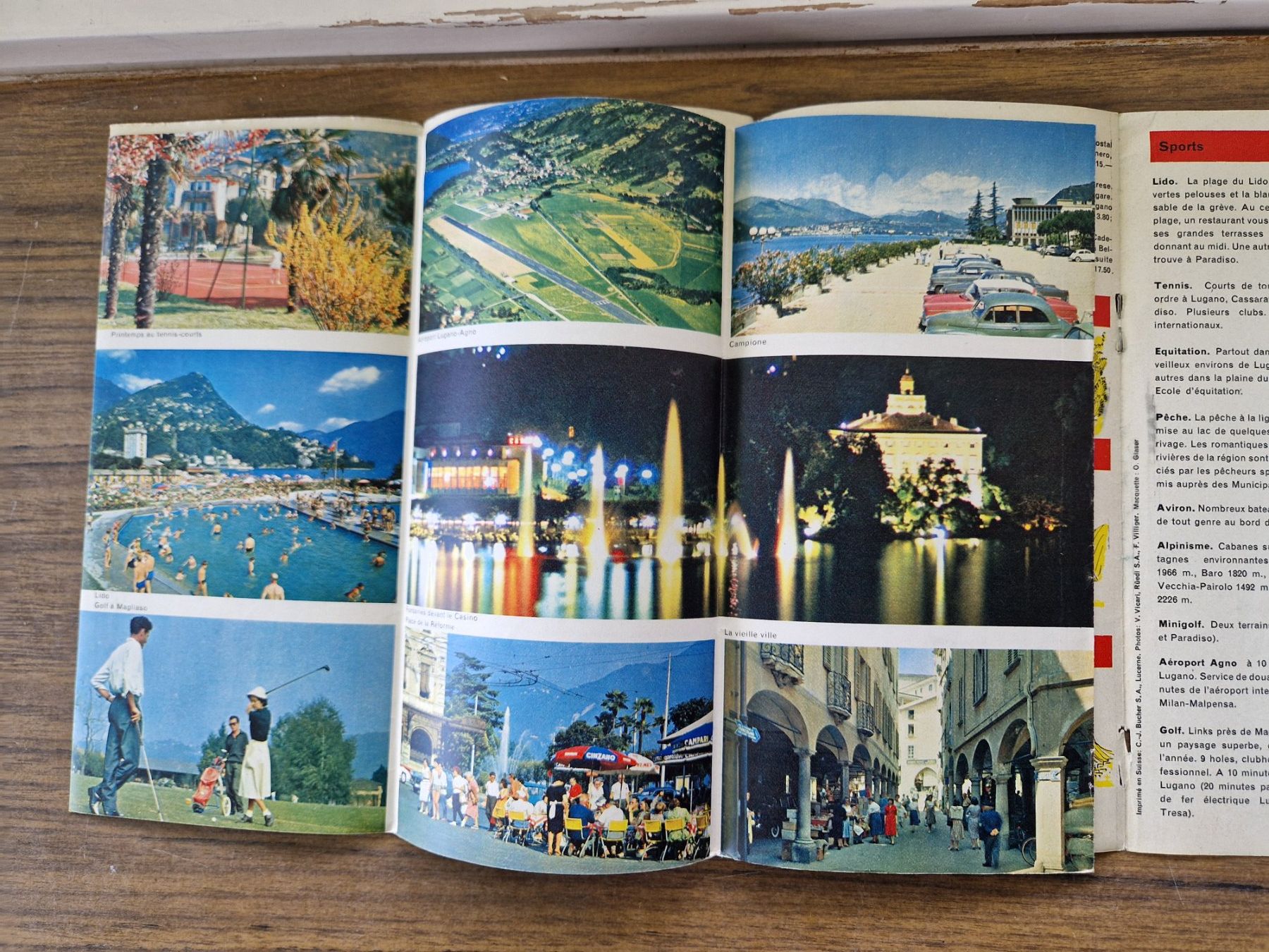Documenti: Broschüre Panoramakarte Lugano – Usato da Mörschwil venduto da aik_x8mc 4