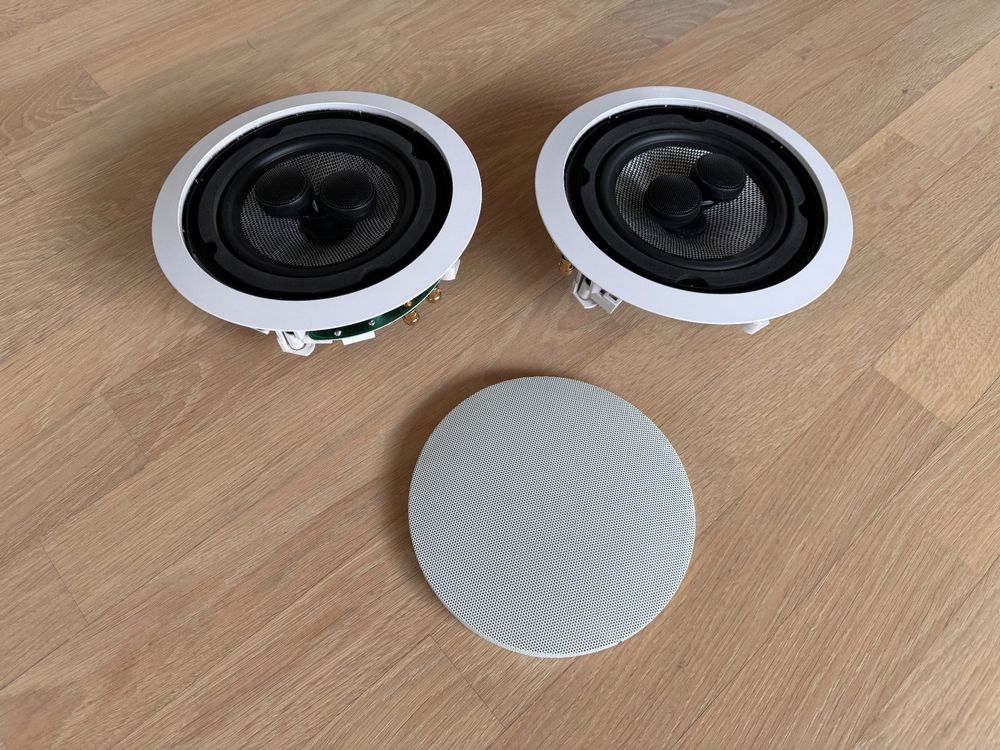 Altavoz De 2 Vías MAGNAT INTERIOR IC 62 – 75W, Blanco, Diámetro 22.8 Cm, Ideal Para Instalación En Interiores