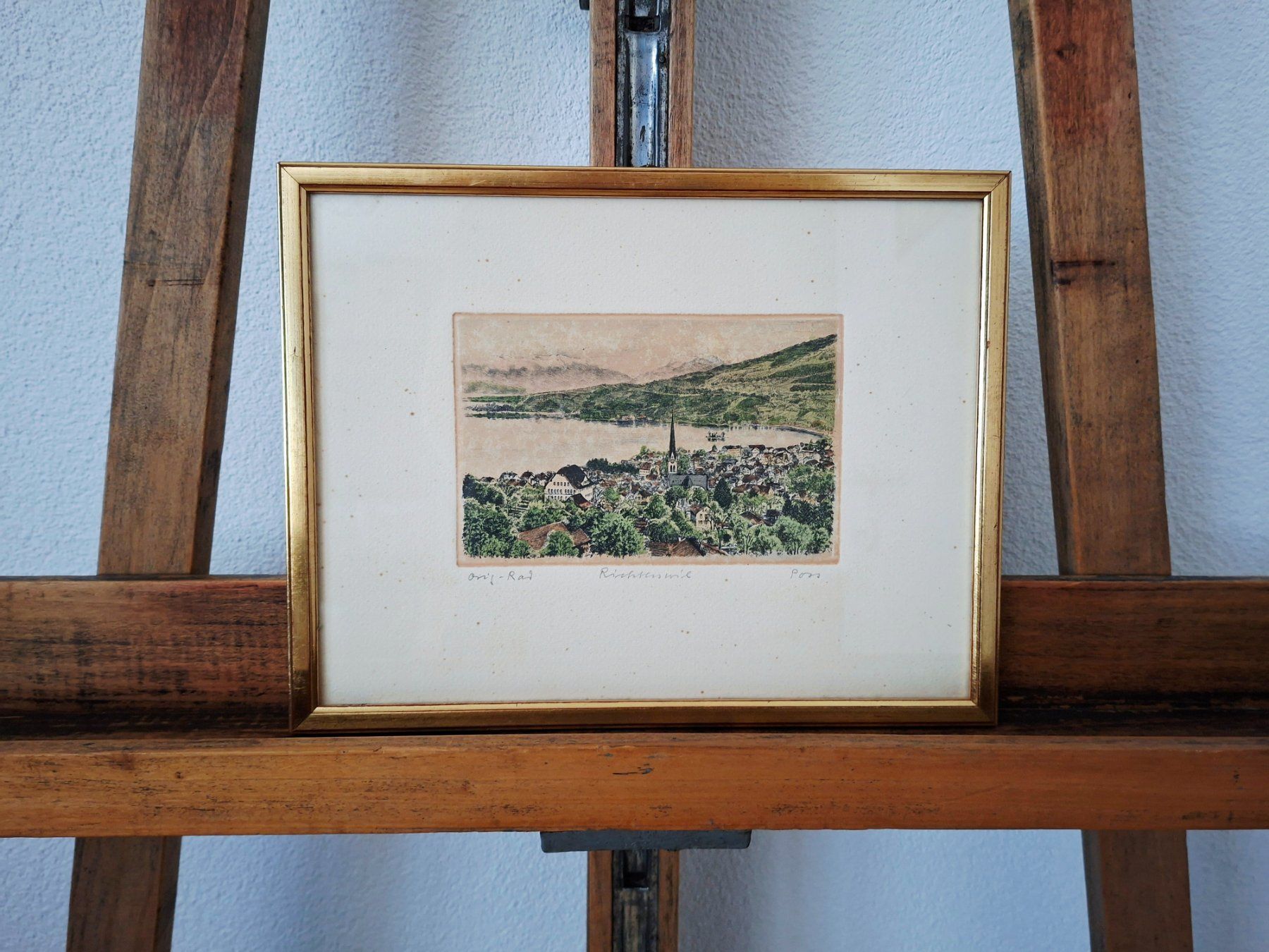 Foto & Immagini: Richterswil Originalradierung – Usato da Weiningen ZH venduto da nic_5lqm 2