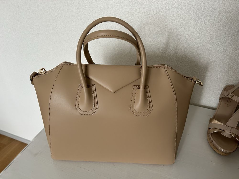 NEU Elegante Echtleder Handtasche Nude Kaufen Auf Ricardo