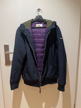 Scotch & Soda Winterjacke. Gr. L, Dunkelblau, kaum getragen!