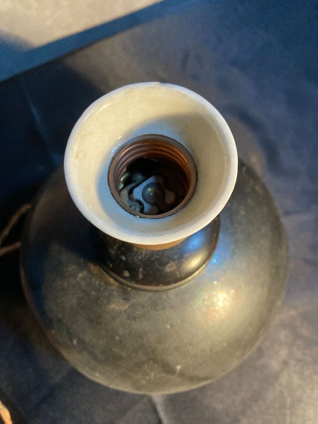 Lampen: Lampe boule ancienne signé antik – Gebraucht aus St-Cierges von LeRegain 3