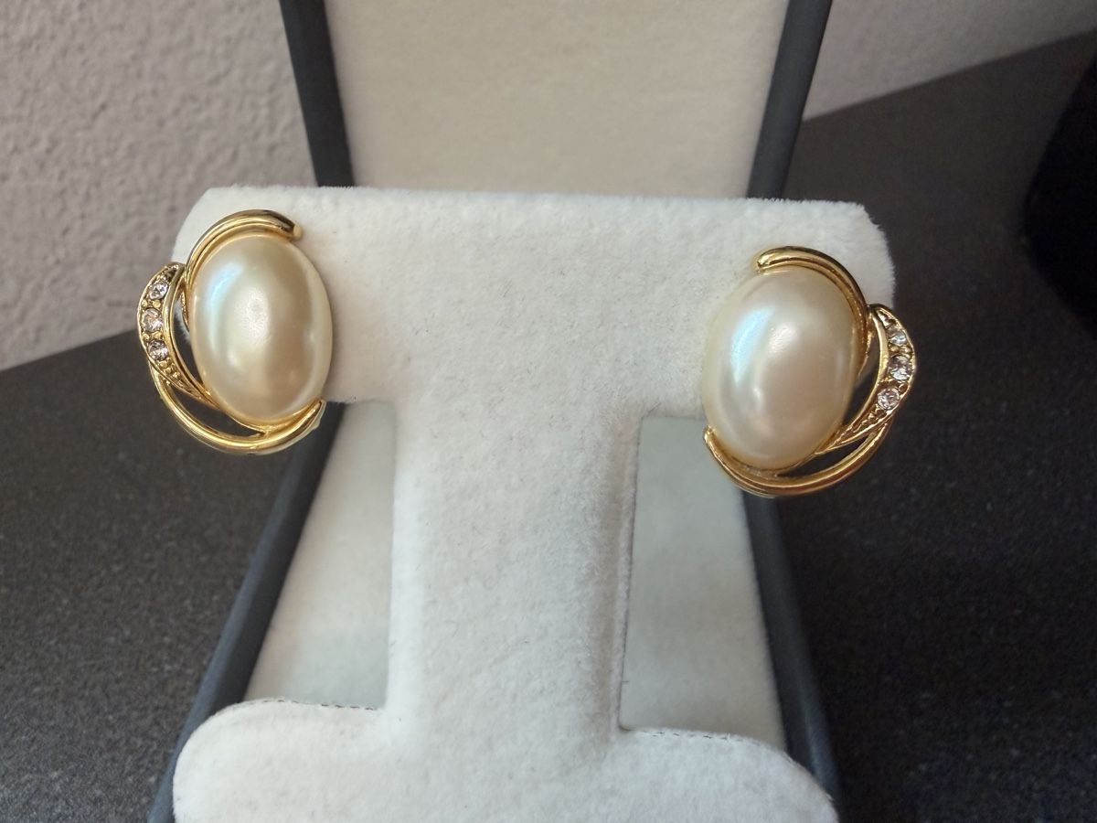 Orecchini pendenti & Orecchini a lobo: Vintage Ohrringe Clips Luxus Modeschmuck   – Usato da Lamone venduto da LaCantinaMagica 2