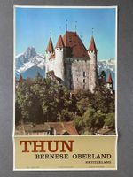 Original Vintage Poster - Thun - Bernese Oberland